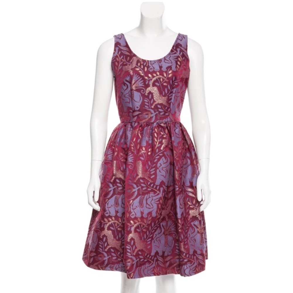 Vivetta Purple Brocade Dress (Italian Designer)